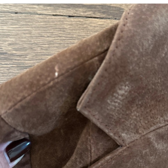 Leather Suede Blazer/Jacket - Picture 6 of 8